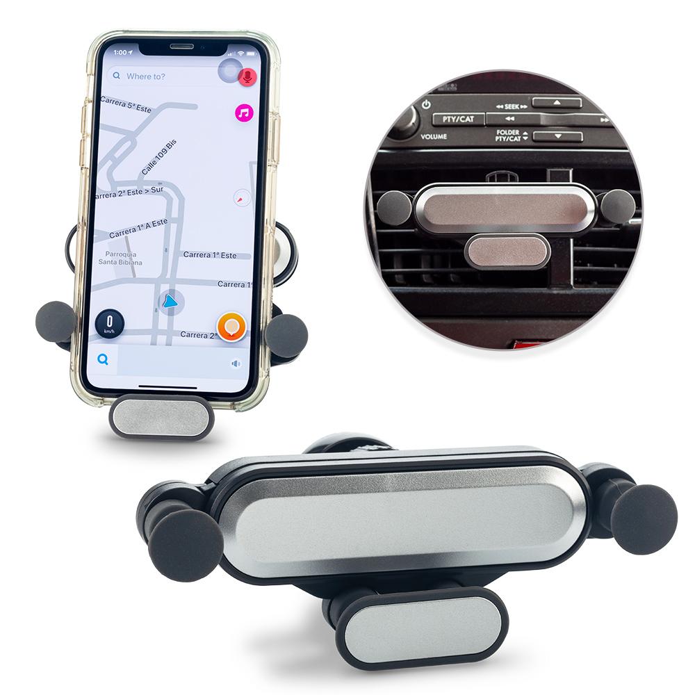 Soporte para moviles pilot Negro-Silver front