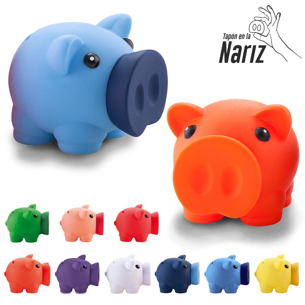 Alcancia mini piggy Azul Claro front