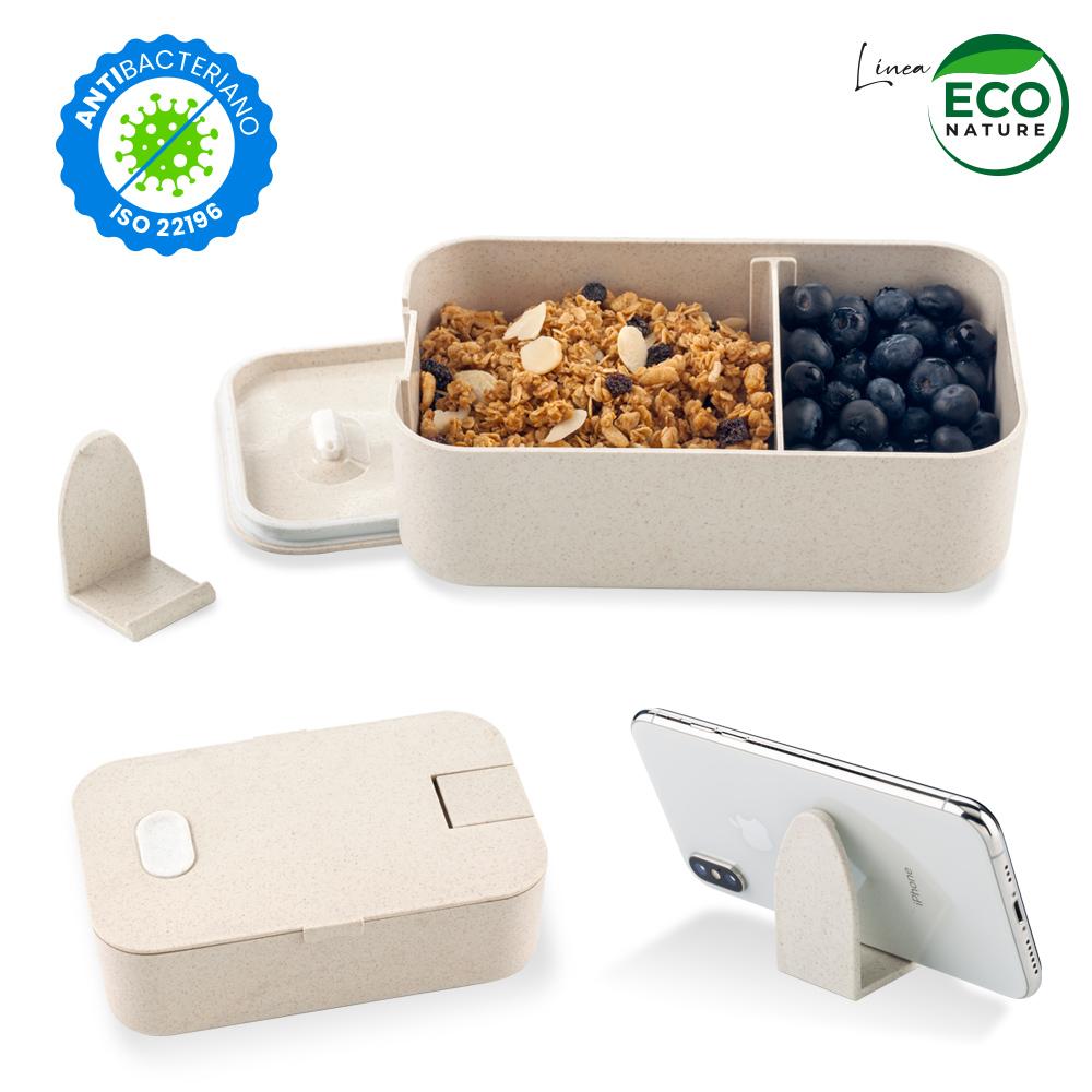 Portacomidas eco holder antibacteriano Natural front
