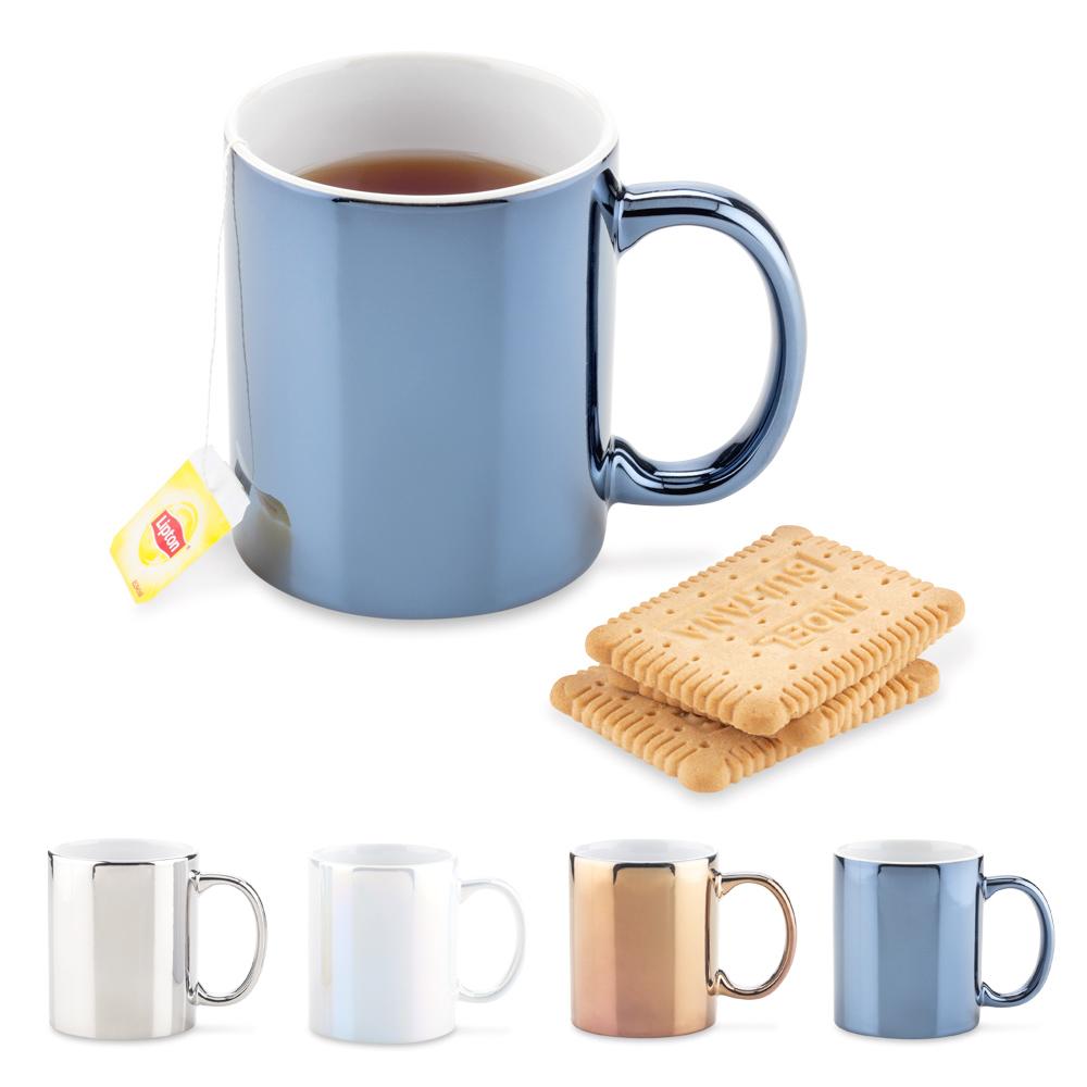 Mug ceramica zenith 12oz Azul front
