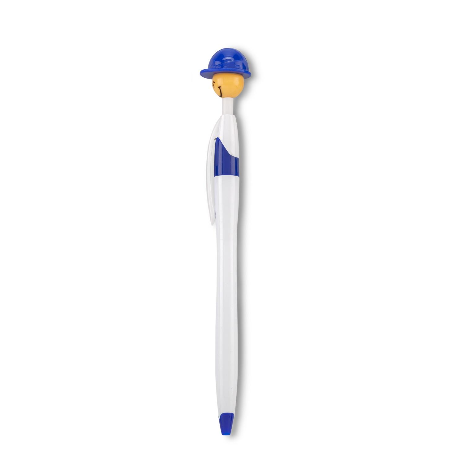Bolígrafo helmet Azul - Casco azul miniatura 5