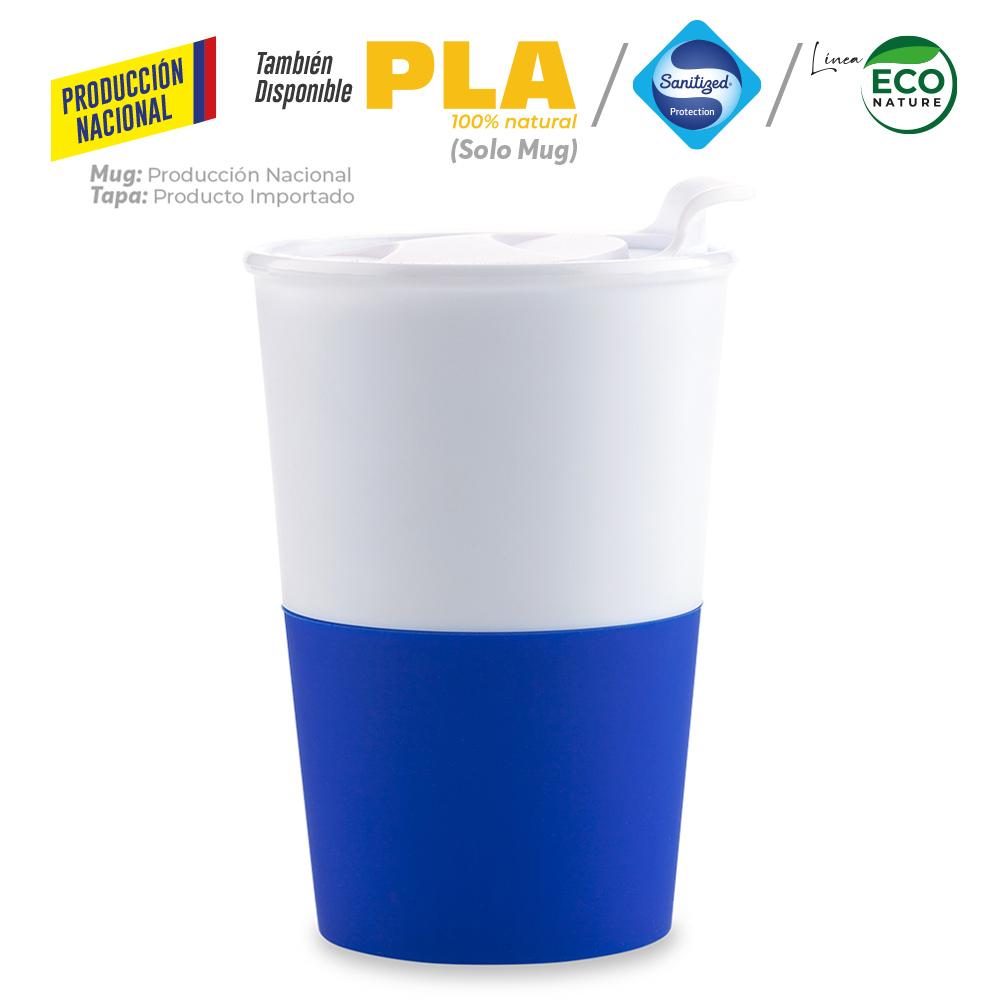 Mug plastico osiris 360ml - produccion nacional produccion nacional .Vaso Blanco prod nacional miniatura 4