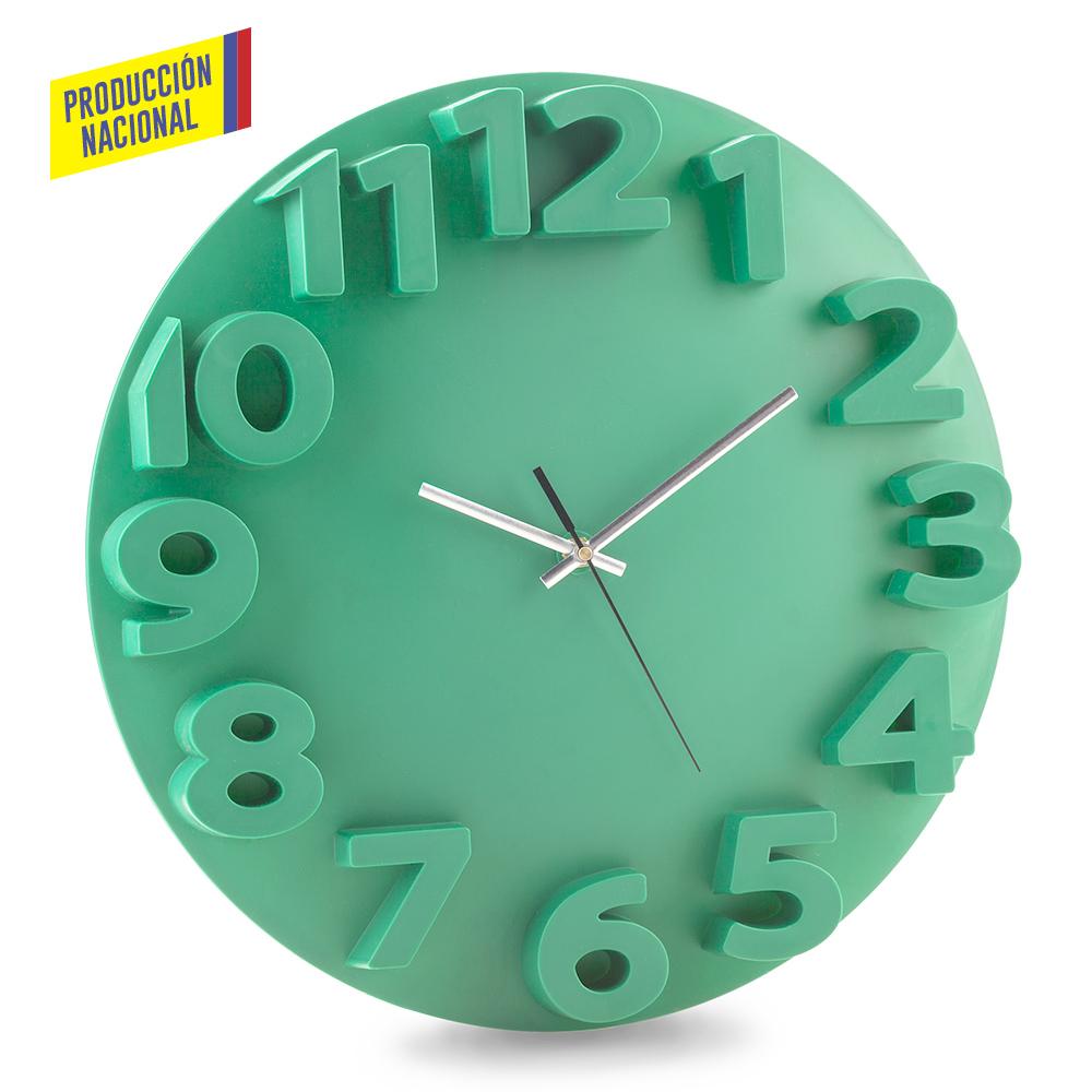 Reloj de pared tempo - produccion nacional produccion nacional Rojo miniatura 8