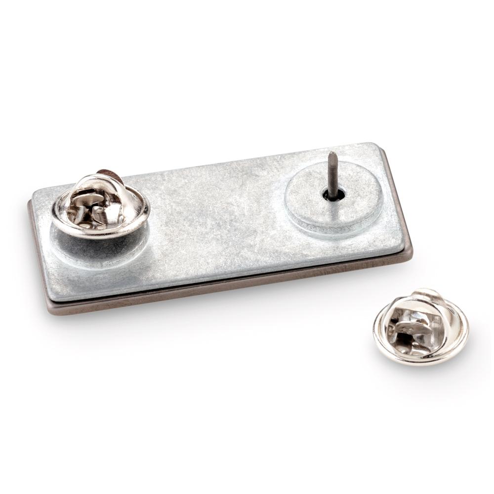 Placa metalica con pin ml-332 Silver miniatura 4