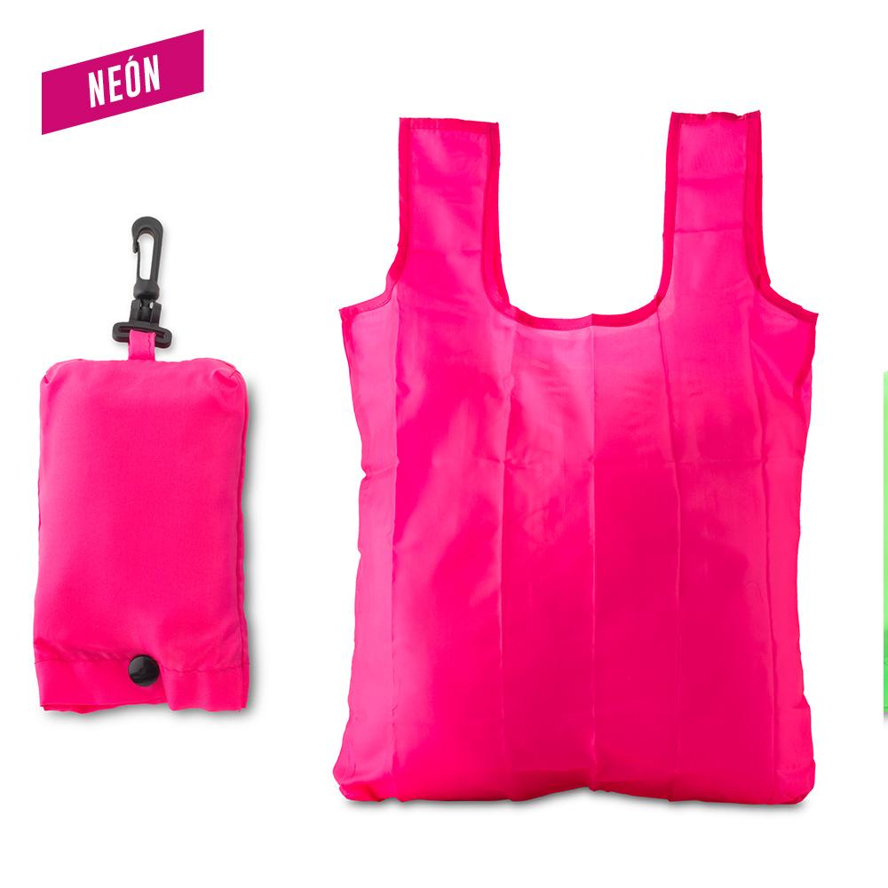 Bolsa plegable neon emma Naranja Neon miniatura 5