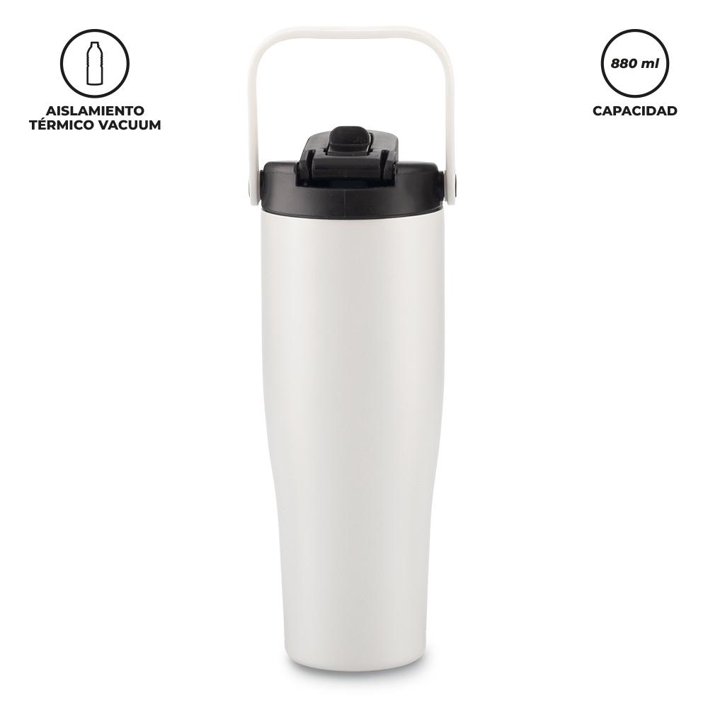Botilito metálico juggy 880 ml Blanco Marfil miniatura 4