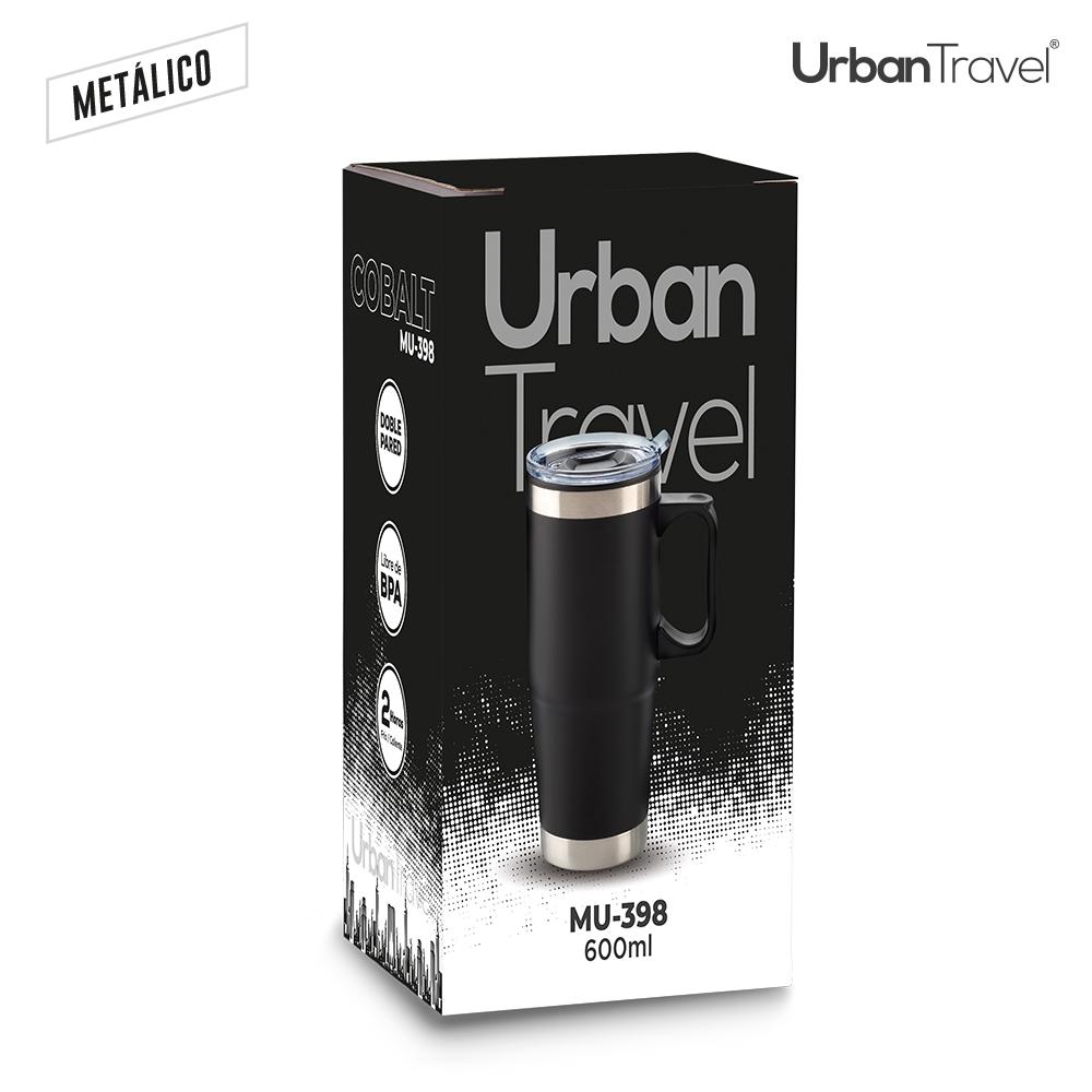 Mug metálico cobalt urban travel 600ml Silver miniatura 6