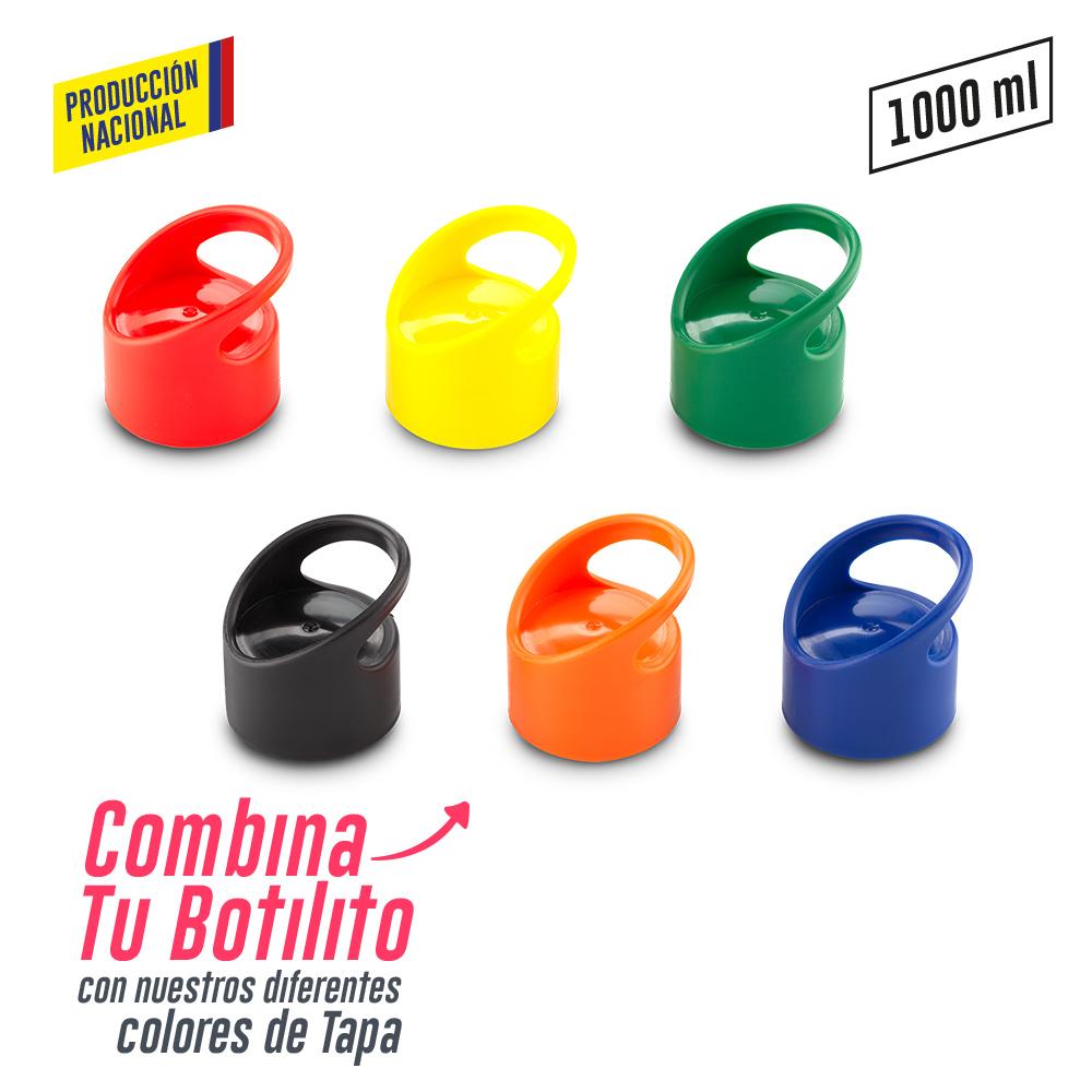 Botilitro plastico 1000ml - 1 litro - produccion nacional produccion nacional Azul miniatura 10