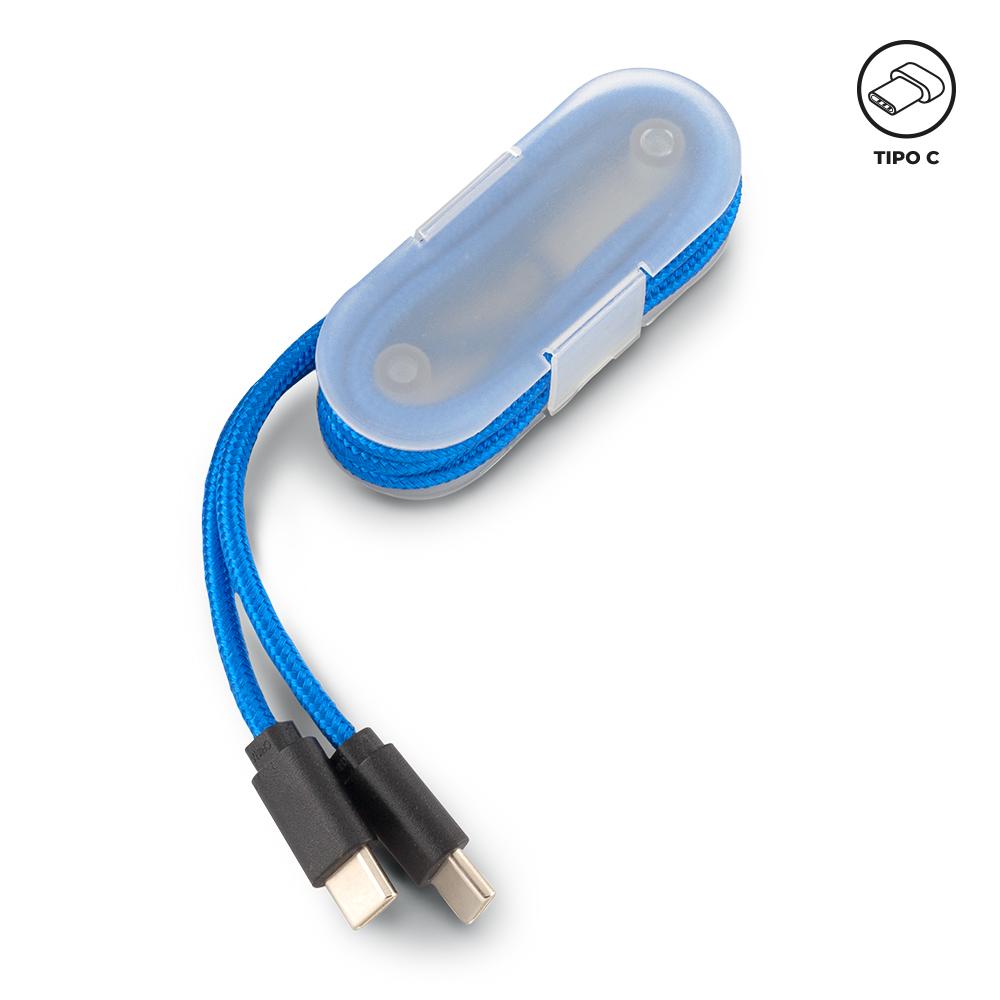 Cable tipo c 1 mt Azul miniatura 5