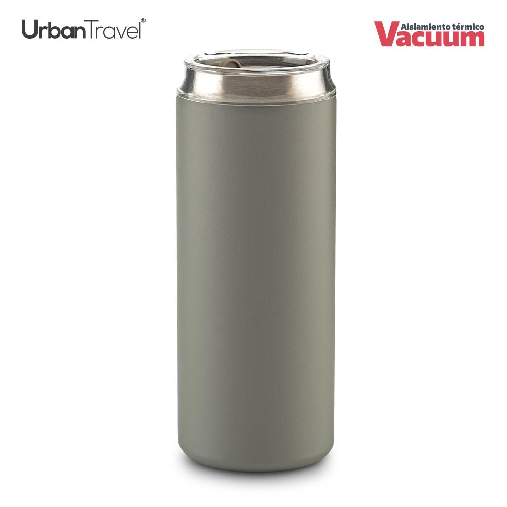 Mug metalico koen urban travel 600ml Negro Mate miniatura 3