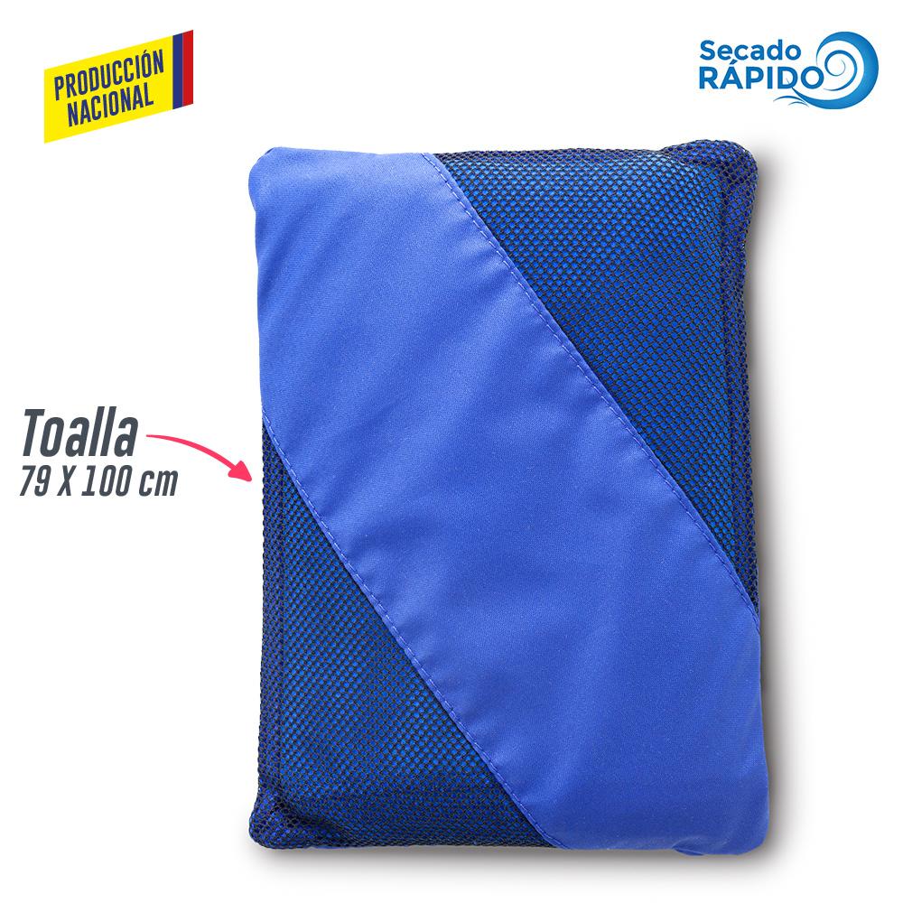 Toalla en microfibra multiusos produccion nacional Toalla Gris 79x100 -confección miniatura 3