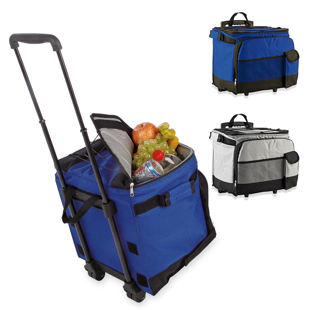 Nevera cooler bag trolley Azul-Negro front