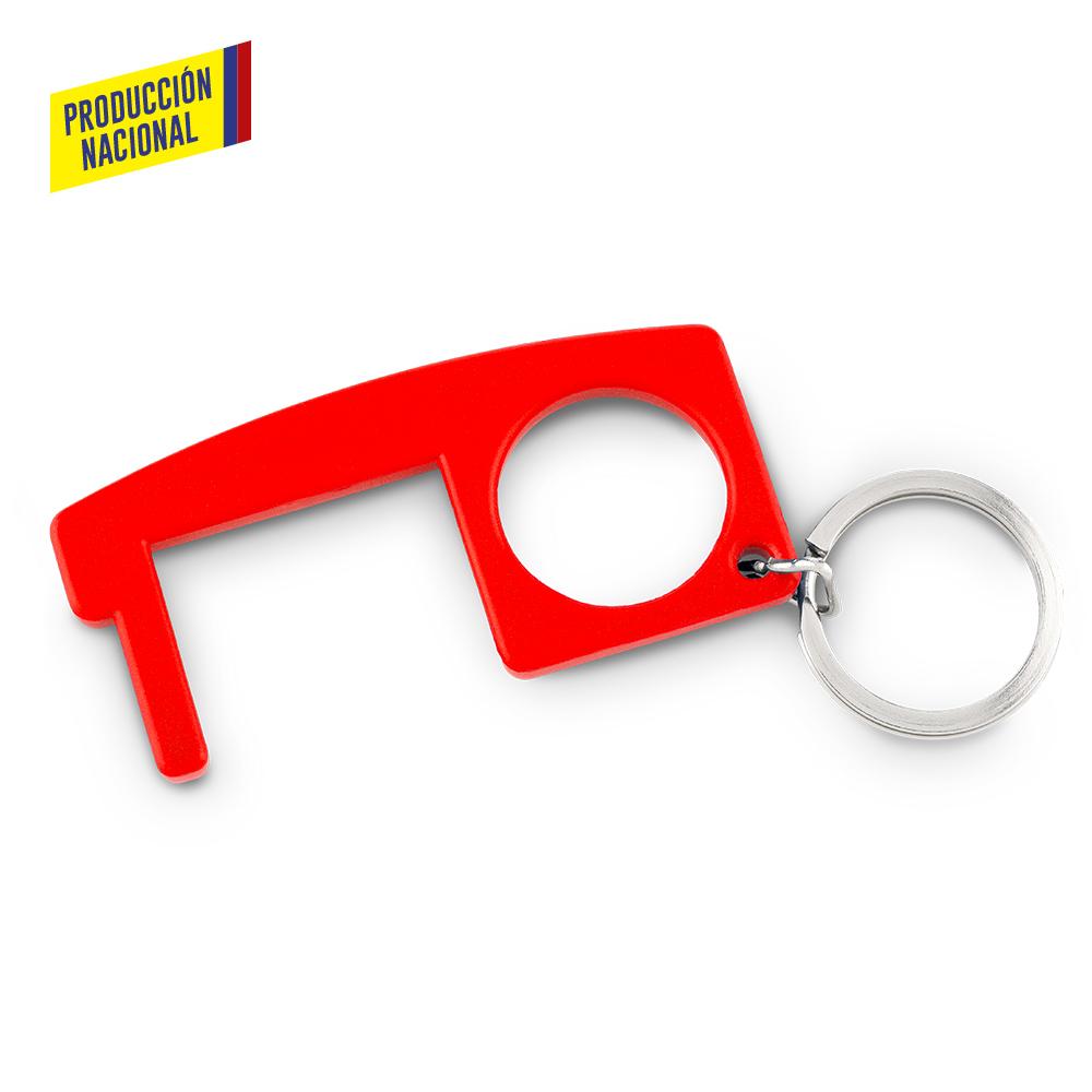 Llavero plastico multiusos anticontacto - produccion nacional produccion nacional Azul Argolla Economica miniatura 13