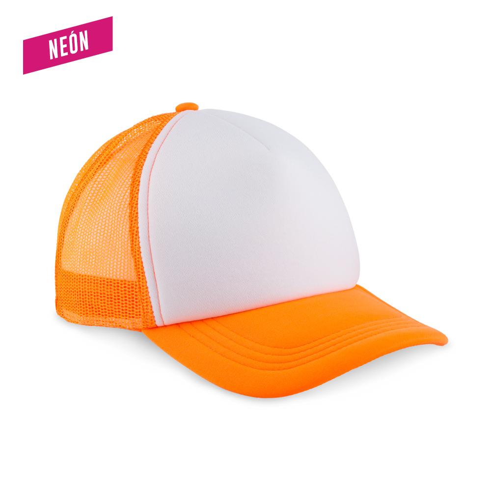 Gorra trucker .Blanco-Rojo miniatura 6