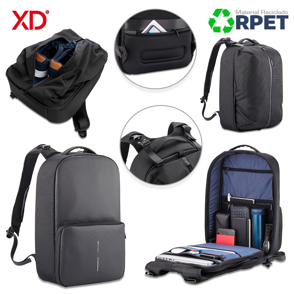 Morral backpack flex gym Negro front