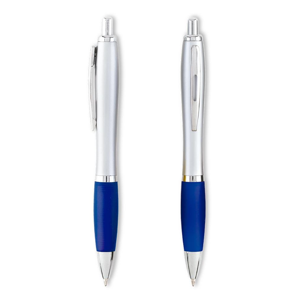 Boligrafo ventura barril plata Azul miniatura 4