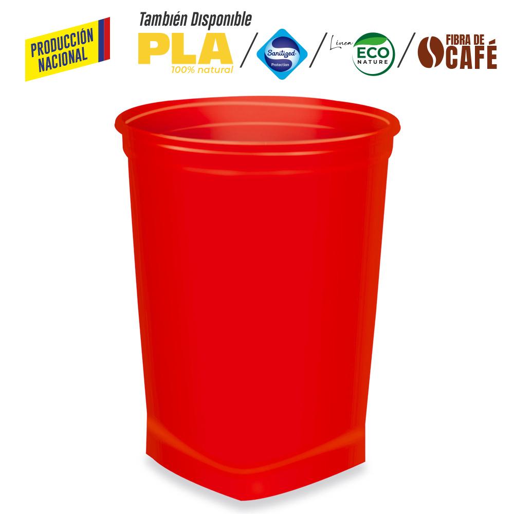 Vaso glitter - produccion nacional produccion nacional Rojo miniatura 4