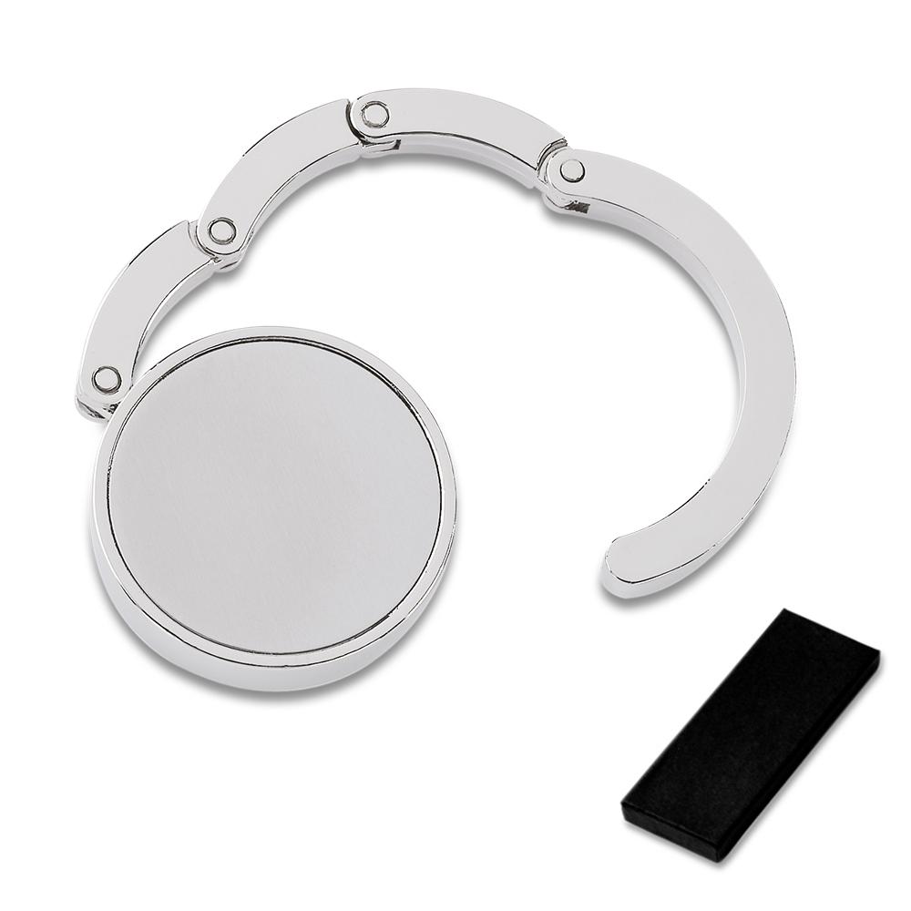 Gancho portacartera Silver front