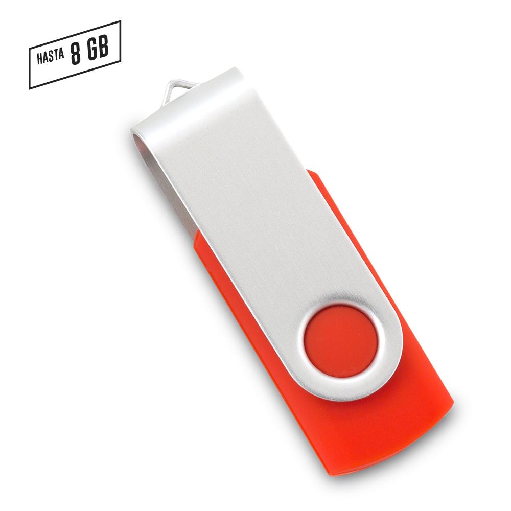 Memoria usb swivel precio neto .8GB Negro-silver miniatura 12