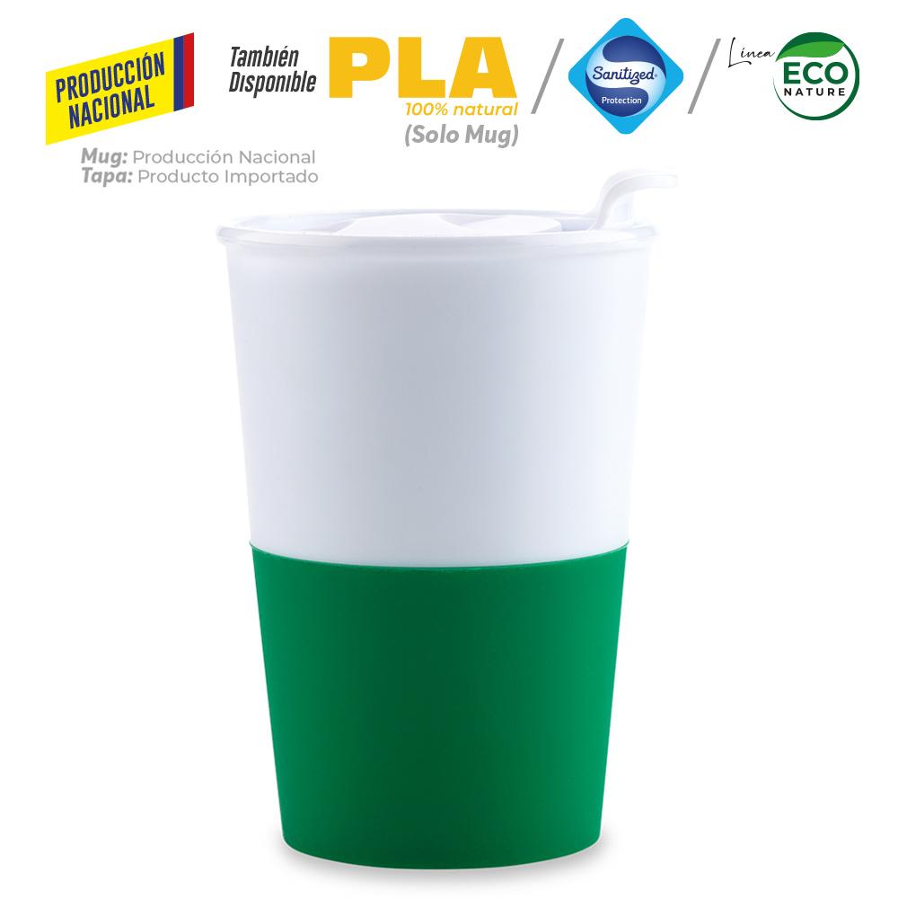Mug plastico osiris 360ml - produccion nacional produccion nacional .Vaso Blanco prod nacional miniatura 9