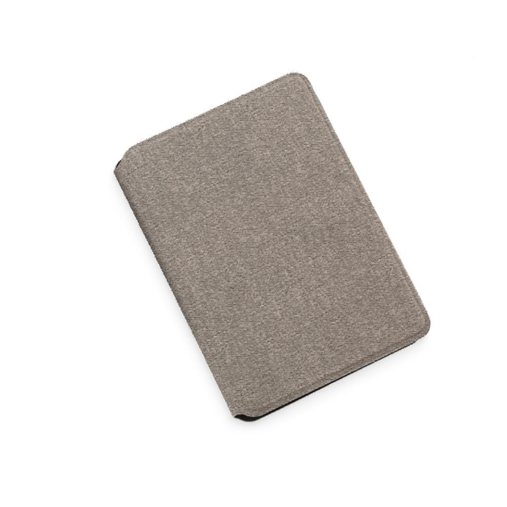 Portapasaporte magnetic eco Gris front