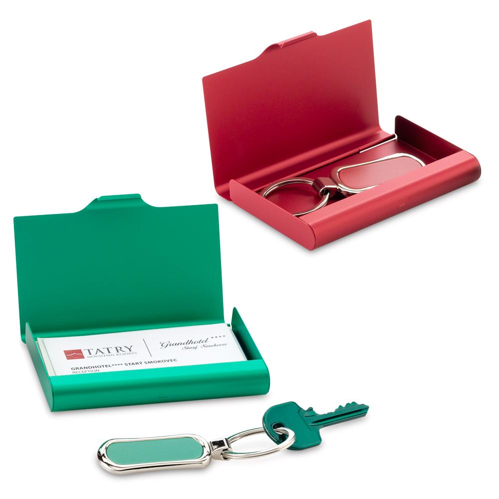 Set de portatarjetas y llavero jack oferta oferta Silver miniatura 3
