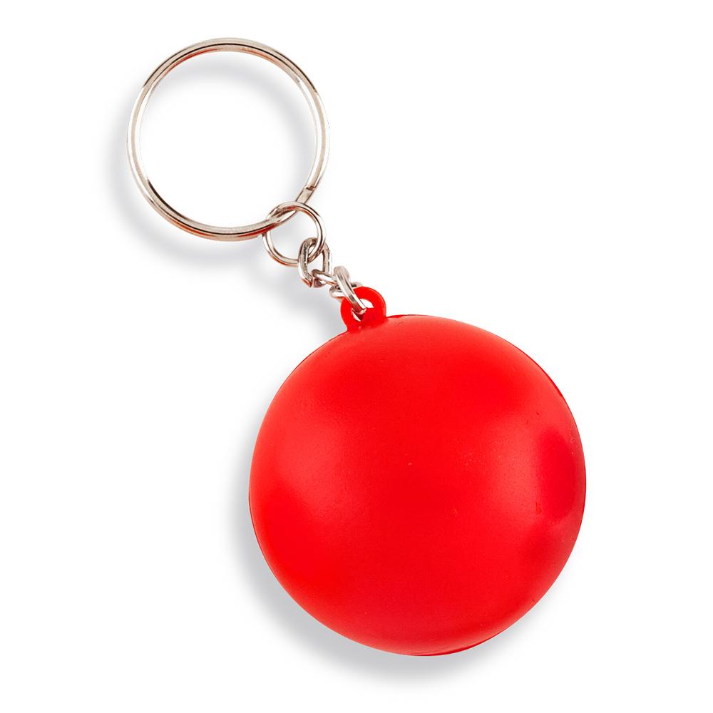 Llavero antiestres ball Rojo miniatura 6