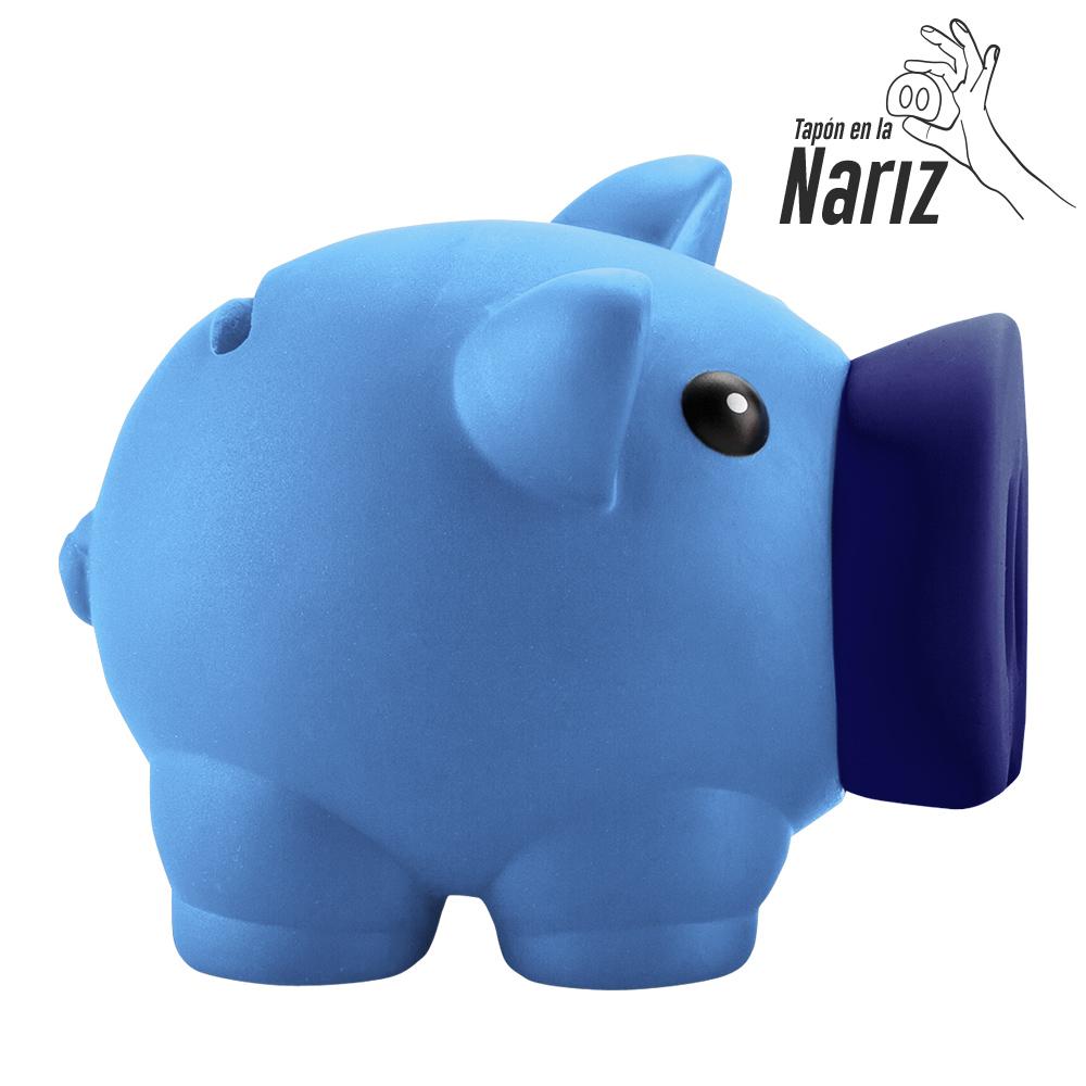 Alcancia mini piggy Azul Claro miniatura 6