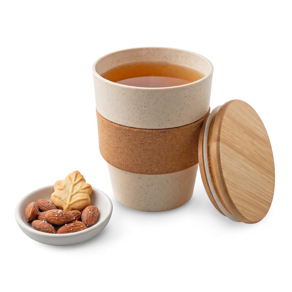 Mug plástico daily 350ml nuevo Natural front