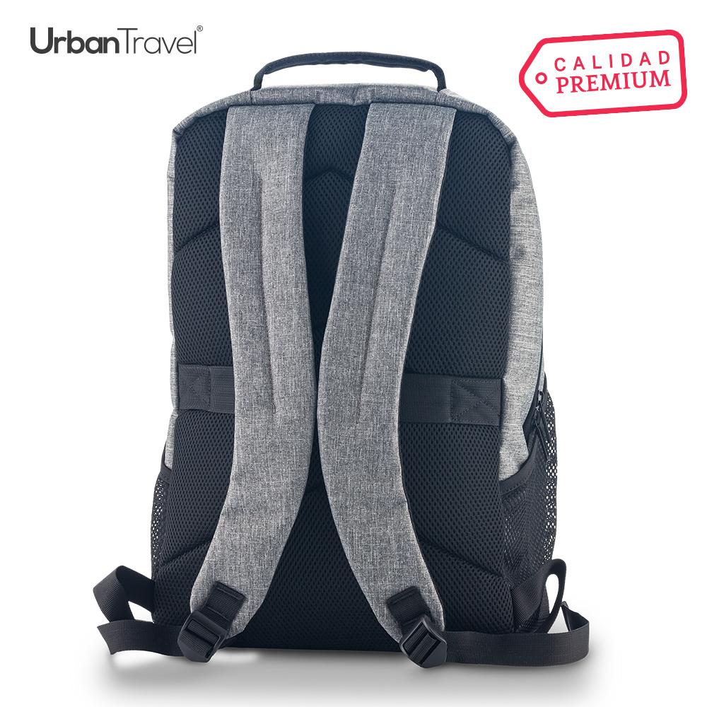 Morral backpack legacy urban travel Negro-gris miniatura 4