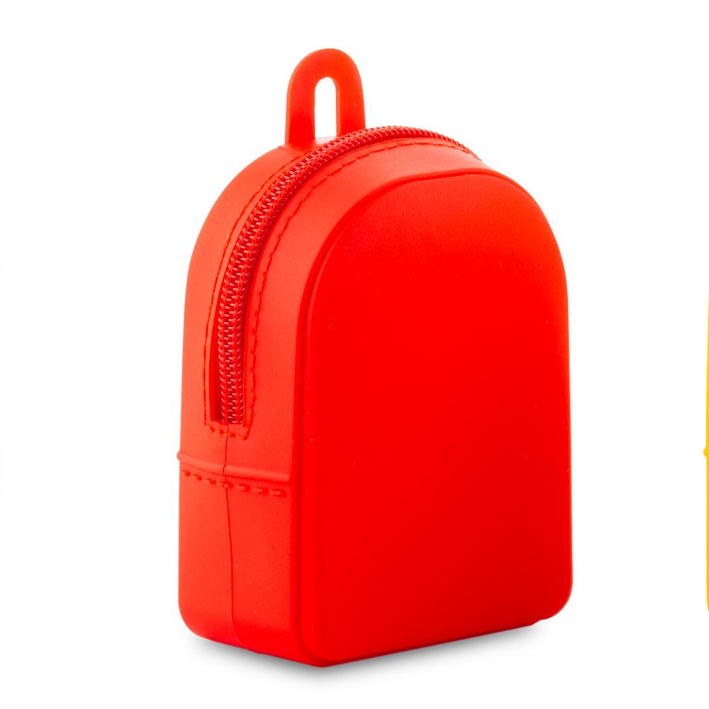 Monedero en silicona backpack Azul miniatura 8