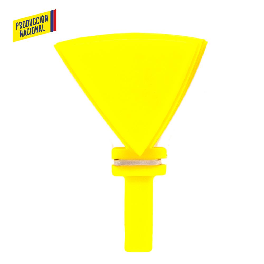 Aplausometro triangular - produccion nacional produccion nacional Amarillo miniatura 3