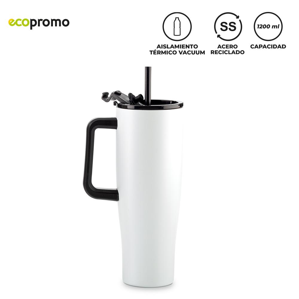 Mug metálico brumo 1200 ml Negro miniatura 7