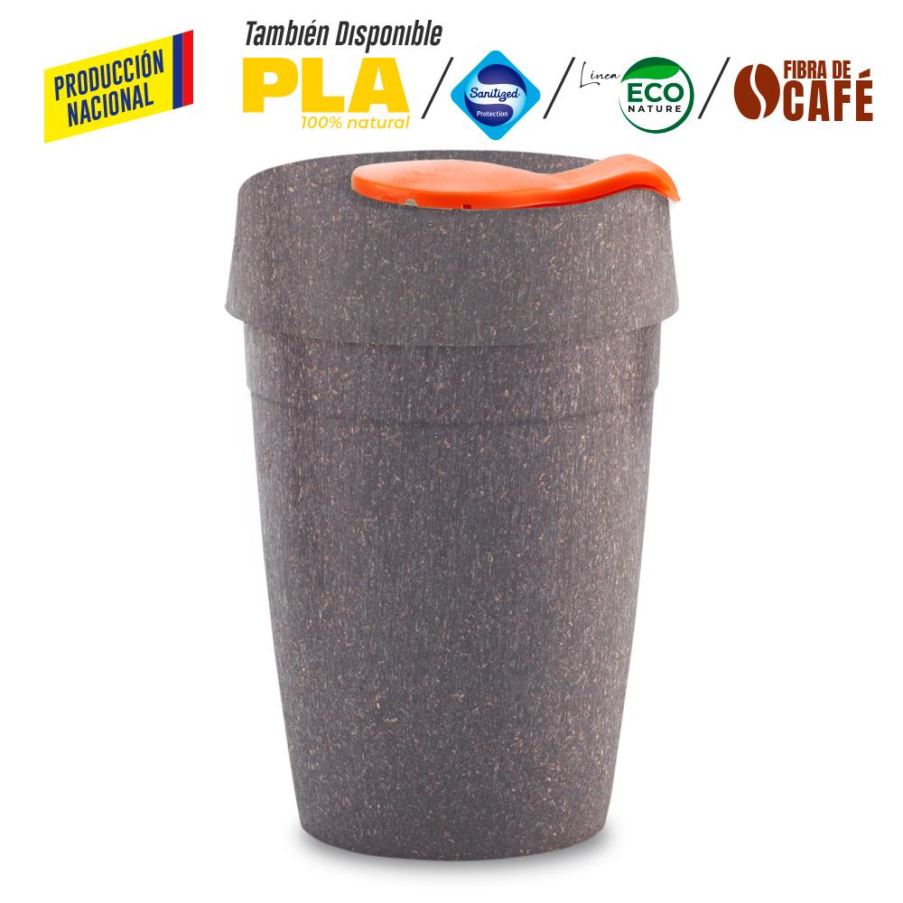 Mug plastico orbit 12oz - produccion nacional produccion nacional Blanco Para Tapa Plastica miniatura 15