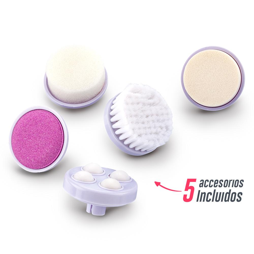 Masajeador face Gris - 5 accesorios miniatura 4