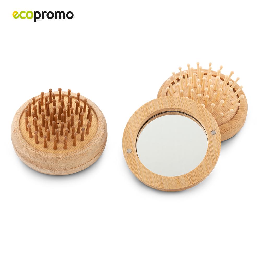 Cepillo en bamboo con espejo Bamboo miniatura 3