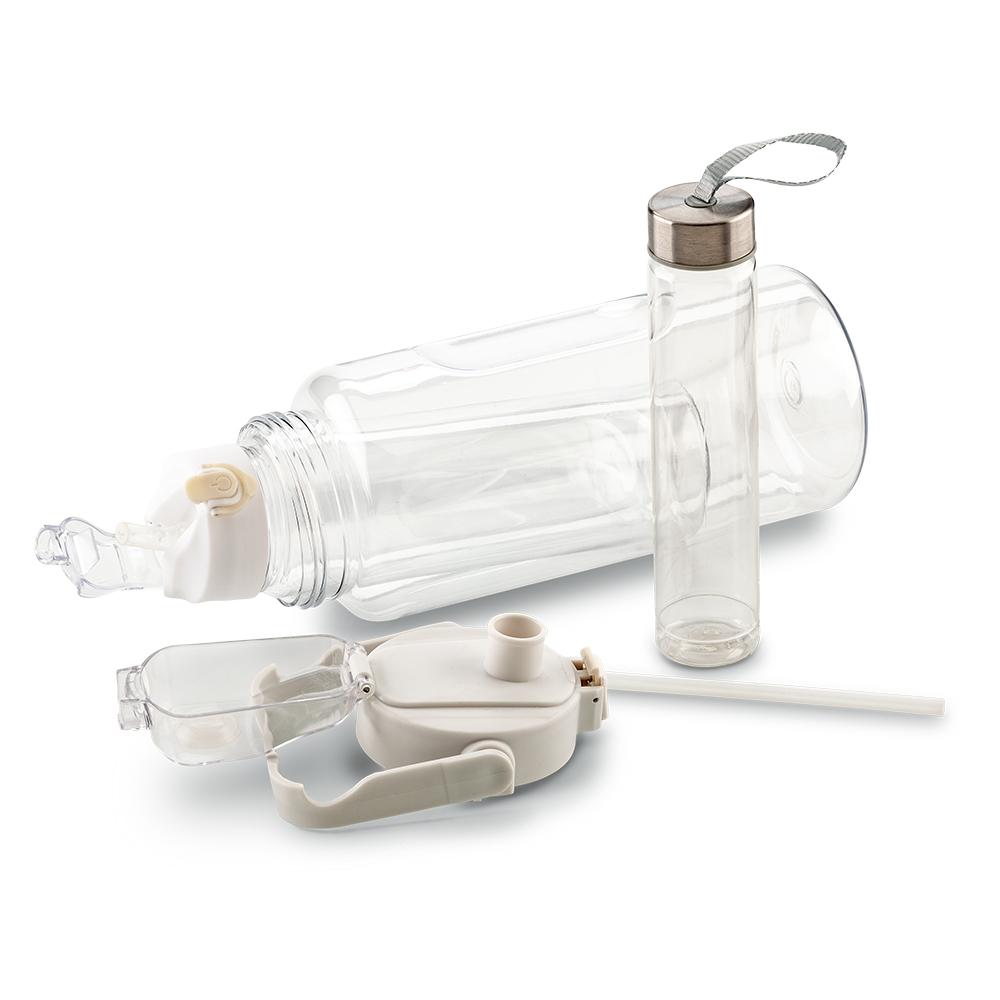 Set de botilitos trio Transparente -Blanco miniatura 3