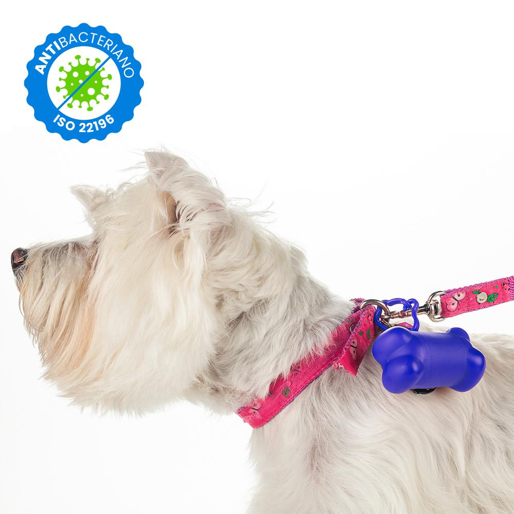 Dispensador de bolsas bone material antibacteriano Azul miniatura 6