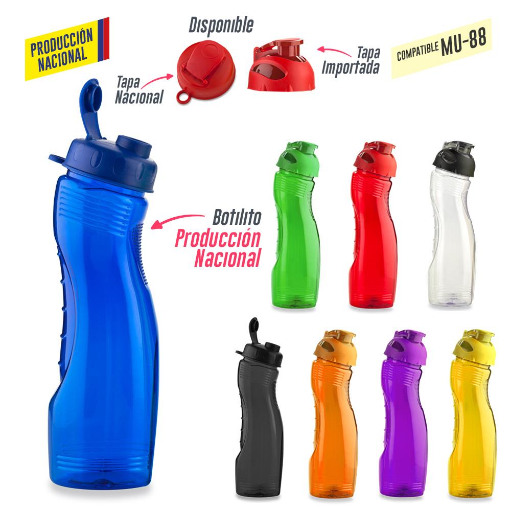 Botilito saturno pvc 900ml - produccion nacional (ver mu-35 - tapa pesta) produccion nacional Rojo para tapa pestaña miniatura 2