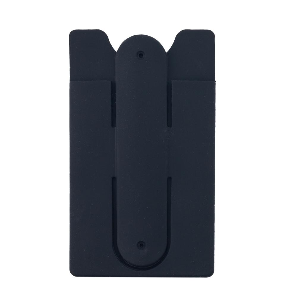 Portatarjetas en silicona con soporte Azul Royal miniatura 10