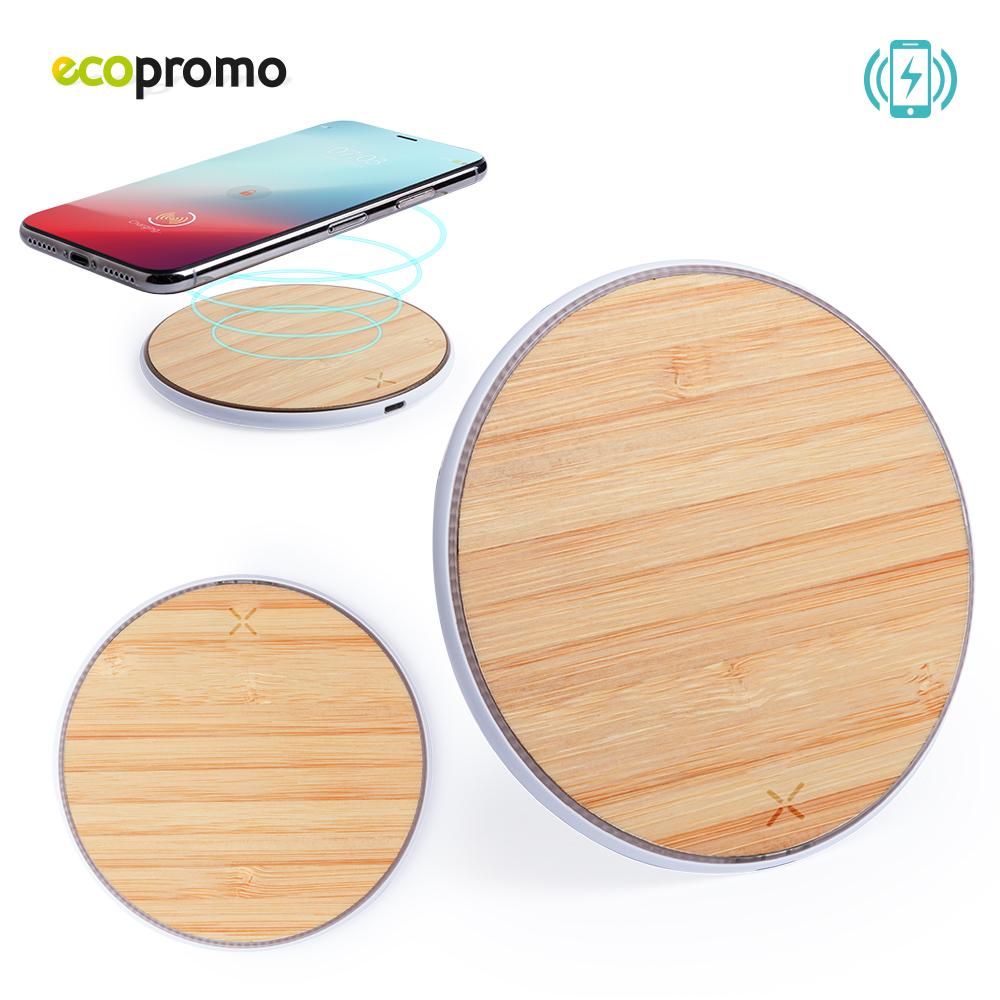 Cargador inalambrico nembar Bamboo front