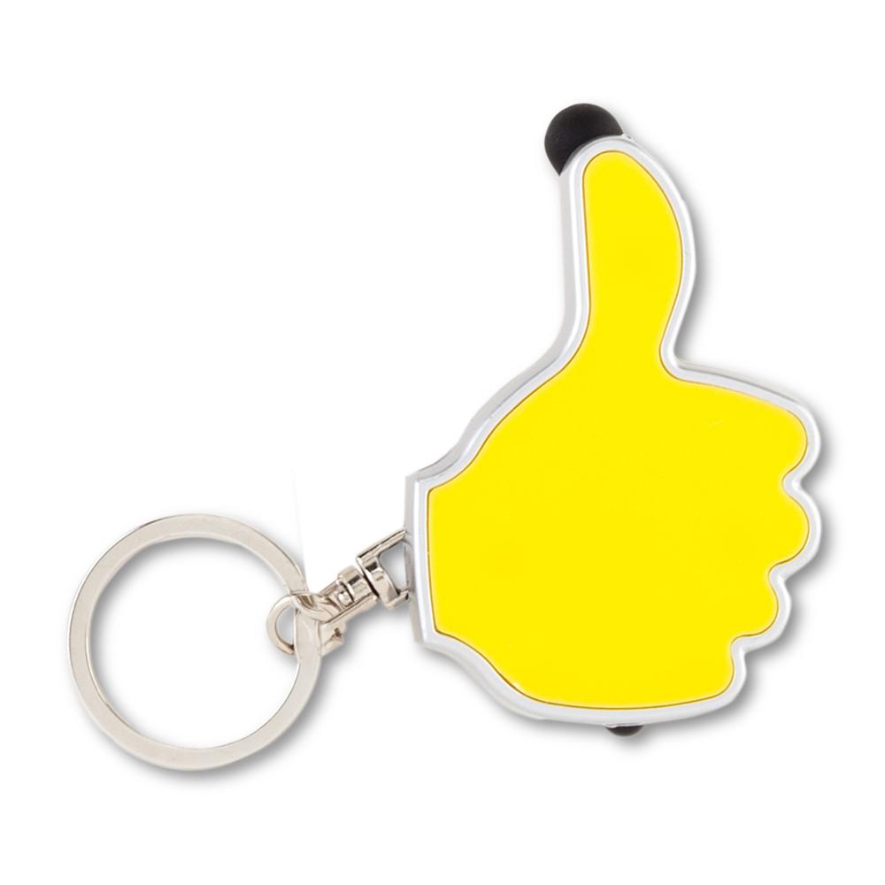Llavero linterna like it con stylus Amarillo miniatura 3