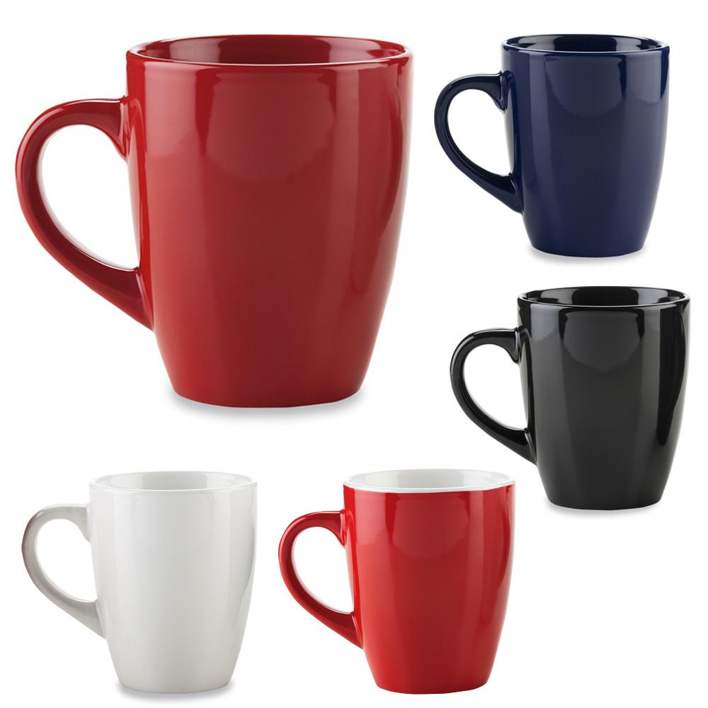 Mug oxford ceramica 11oz Blanco front