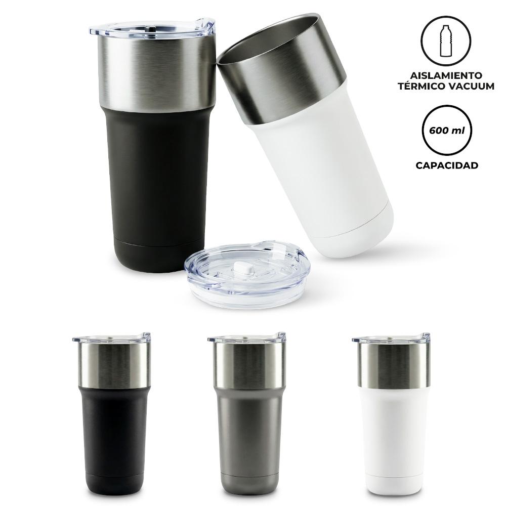 Mug metálico arrow 600 ml nuevo Gris Oscuro miniatura 2