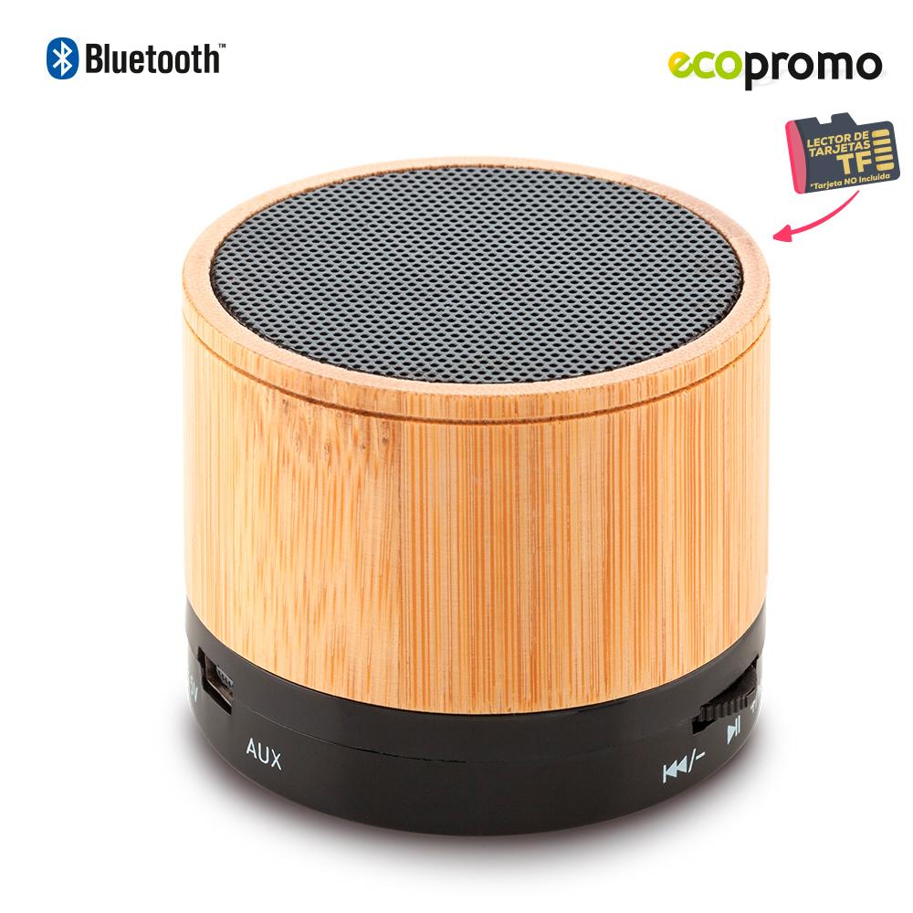 Speaker bluetooth artix bamboo Bamboo Negro miniatura 4