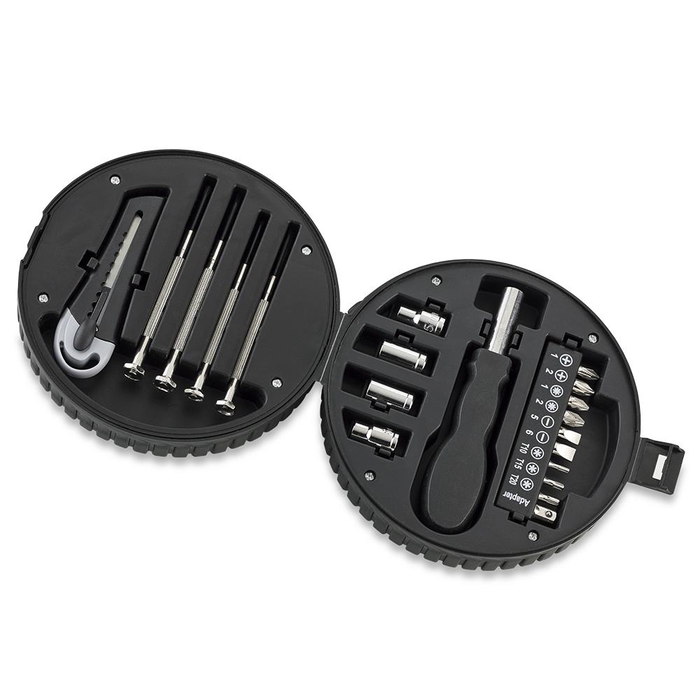 Set de herramientas neumatic Silver-Negro miniatura 5