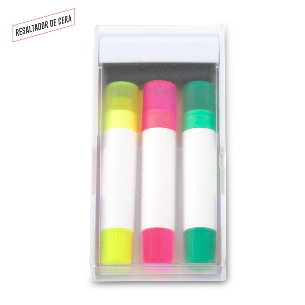 Set de resaltadores magicos en cera flipper Blanco-Azul(Am-Na-Vd) miniatura 7