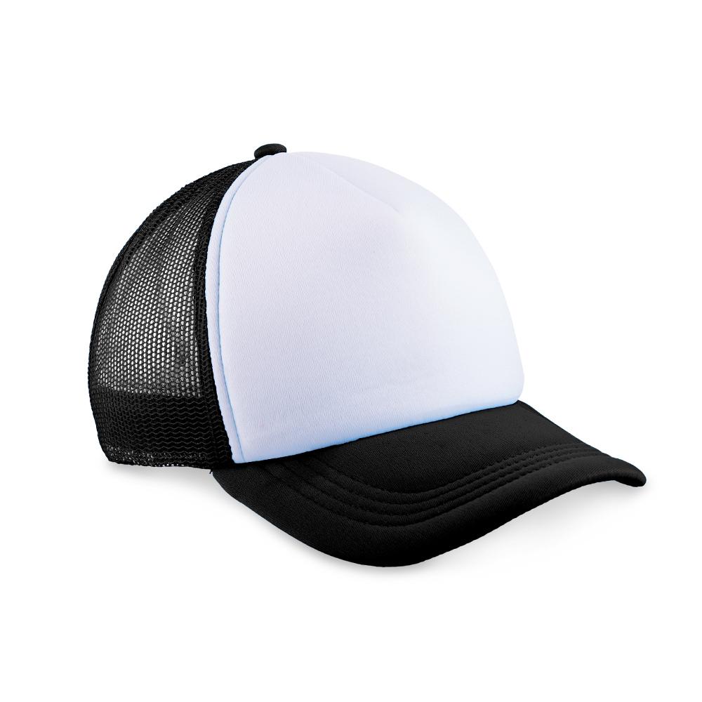 Gorra trucker .Blanco-Rojo miniatura 3