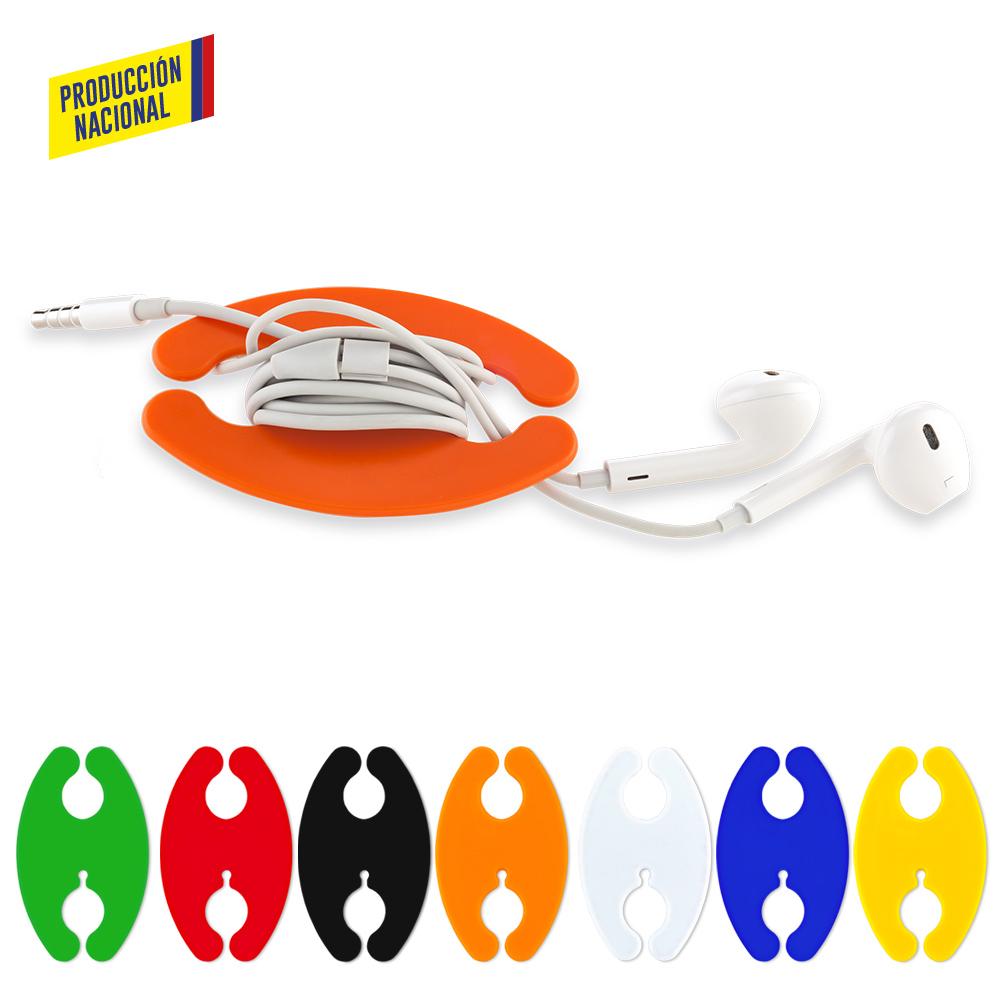 Organizador de cables oval - produccion nacional produccion nacional Amarillo front