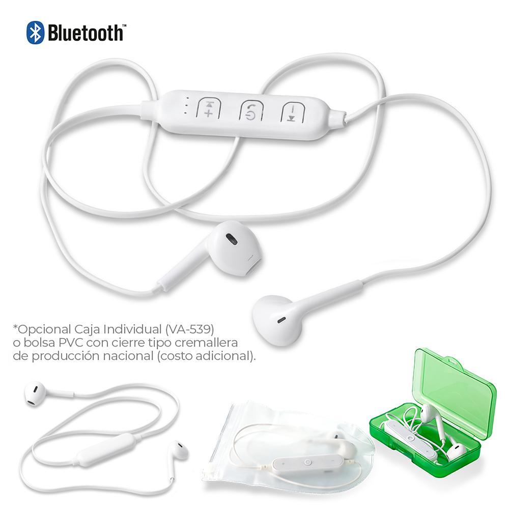 Audifonos bluetooth fresh Blanco front
